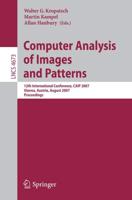 Computer Analysis of Images and Patterns Image Processing, Computer Vision, Pattern Recognition, and Graphics