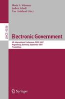 Electronic Goverment Information Systems and Applications, Incl. Internet/Web, and HCI