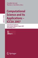 Computational Science and Its Applications - ICCSA 2007 Theoretical Computer Science and General Issues