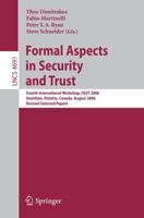 Formal Aspects in Security and Trust Security and Cryptology