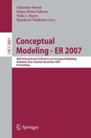 Conceptual Modeling - ER 2007 Information Systems and Applications, Incl. Internet/Web, and HCI