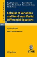 Calculus of Variations and Nonlinear Partial Differential Equations C.I.M.E. Foundation Subseries