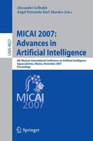 MICAI 2007: Advances in Artificial Intelligence Lecture Notes in Artificial Intelligence