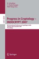 Progress in Cryptology - INDOCRYPT 2007 Security and Cryptology