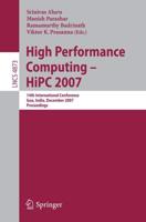 High Performance Computing - HiPC 2007 Theoretical Computer Science and General Issues