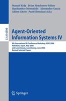 Agent-Oriented Information Systems IV Lecture Notes in Artificial Intelligence