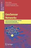 GeoSensor Networks Information Systems and Applications, Incl. Internet/Web, and HCI