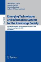 Emerging Technologies and Information Systems for the Knowledge Society Lecture Notes in Artificial Intelligence