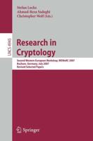 Research in Cryptology Security and Cryptology