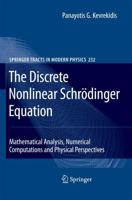 The Discrete Nonlinear Schrodinger Equation: Mathematical Analysis, Numerical Computations and Physical Perspectives