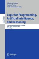 Logic for Programming, Artificial Intelligence, and Reasoning Lecture Notes in Artificial Intelligence