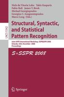 Structural, Syntactic, and Statistical Pattern Recognition Image Processing, Computer Vision, Pattern Recognition, and Graphics