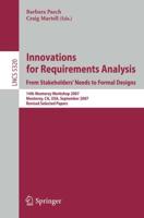 Innovations for Requirement Analysis. From Stakeholders' Needs to Formal Designs Programming and Software Engineering