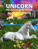 Unicorn Relaxing Coloring Book for Adults