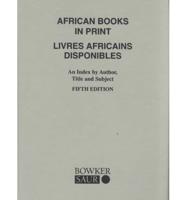 African Books in Print