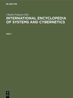 International Encyclopedia of Systems and Cybernetics