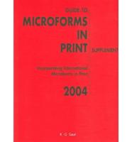 Guide to Microforms in Print