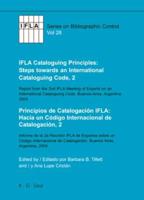 IFLA Cataloguing Principles: Steps Towards an International Cataloguing Code, 2