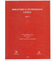 Bibliotheca Teubneriana Latina (BTL 3)