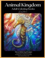 Animal Kingdom Adult Coloring Books: Detailed Drawings for Adults; Fun Creative Arts &amp; Craft Activity, Zendoodle, Relaxing ... Mindfulness, Relaxation &amp; Stress Relief