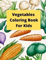 Vegetables Coloring Book For Kids