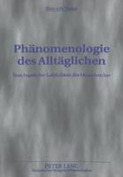 Phanomenologie Des Alltaglichen