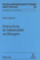 Untersuchung Der Selbstmodelle Von Managern