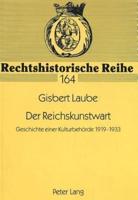 Der Reichskunstwart Geschichte Einer Kulturbehoerde 1919-1933