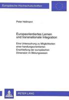 Europaorientiertes Lernen Und Transnationale Integration