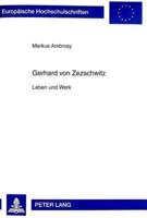 Gerhard Von Zezschwitz Leben Und Werk