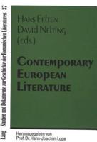 Contemporary European Literature