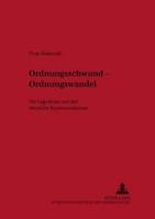 Ordnungsschwund - Ordnungswandel Paer Lagerkvist Und Der Deutsche Expressionismus