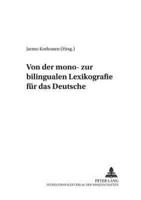 Von Der Monozur Bilingualen Lexikografie Für Das Deutsche