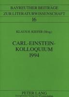 Carl-Einstein-Kolloquium 1994