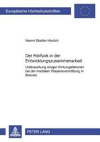 Der Horfunk in Der Entwicklungszusammenarbeit