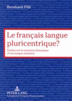 Le francais langue pluricentrique?