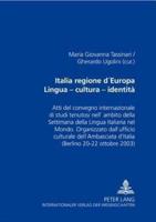 Italia Regione d'Europa Lingua - Cultura - Identita