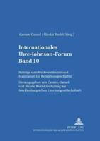 Internationales Uwe-Johnson-Forum Band 10 (2006)