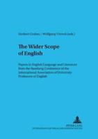The Wider Scope of English