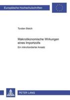 Makrookonomische Wirkungen Eines Importzolls