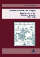 Goethe Zwischen Den Kriegen