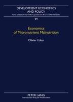 Economics of Micronutrient Malnutrition