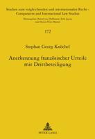 Anerkennung Franzoesischer Urteile Mit Drittbeteiligung