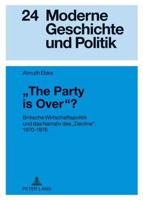"The Party Is Over"?