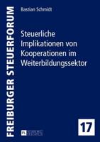 Steuerliche Implikationen Von Kooperationen Im Weiterbildungssektor