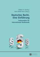 Deutsches Recht. Eine Einführung; Insbesondere für internationale Studierende