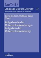 Aufgaben in Der Unterrichtsforschung - Aufgaben Der Unterrichtsforschung