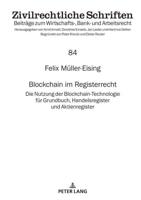 Blockchain Im Registerrecht