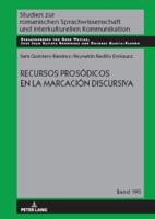 Recursos Prosódicos En La Marcación Discursiva