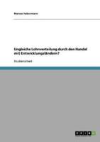 Ungleiche Lohnverteilung durch den Handel mit Entwicklungsländern?